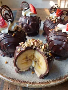 Banana Split Truffles