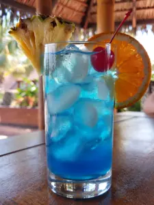 Boozy Blue Hawaiian Punch