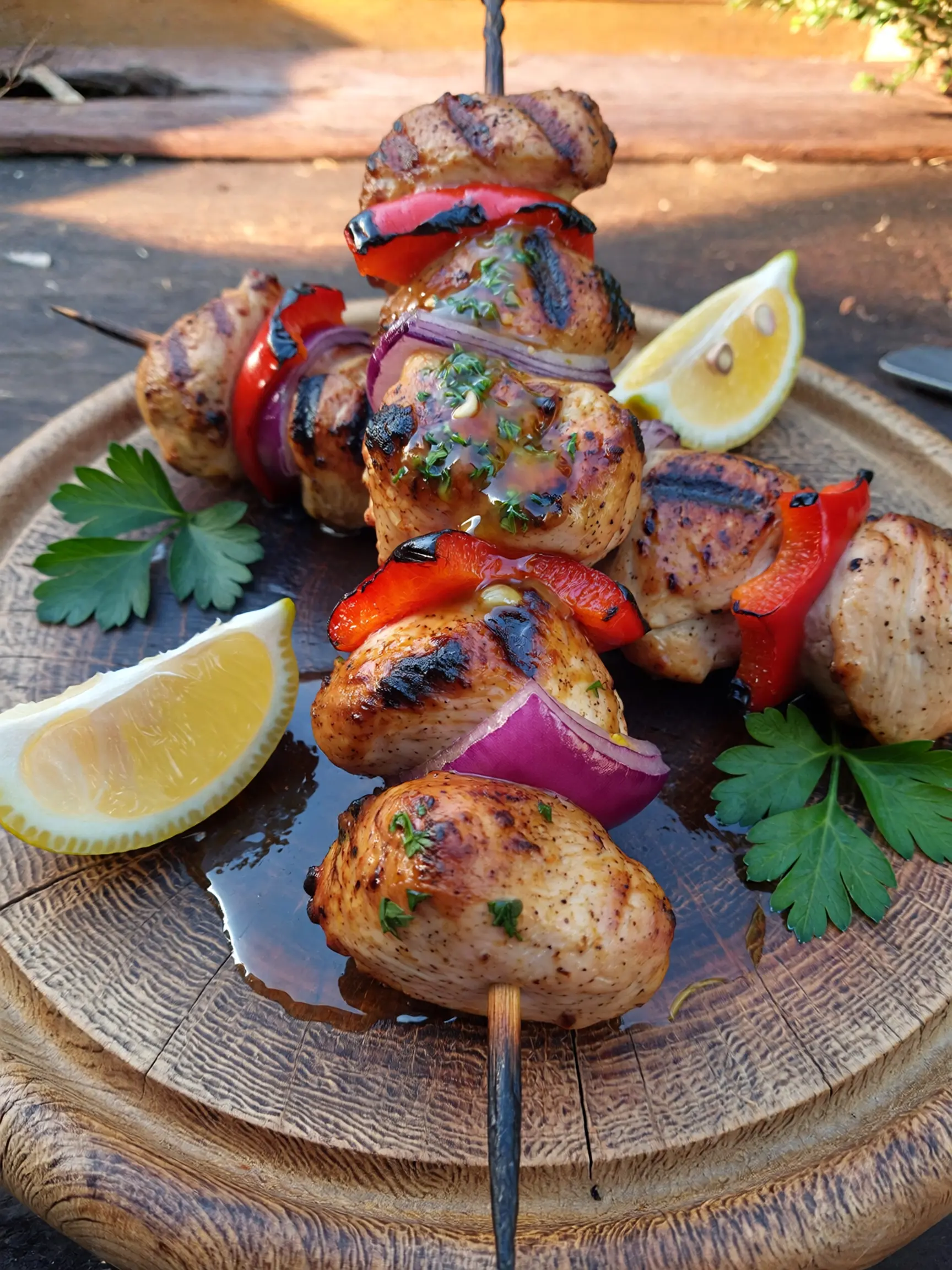 Grilled Chicken Skewers