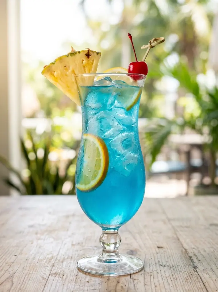 Boozy Blue Hawaiian Punch