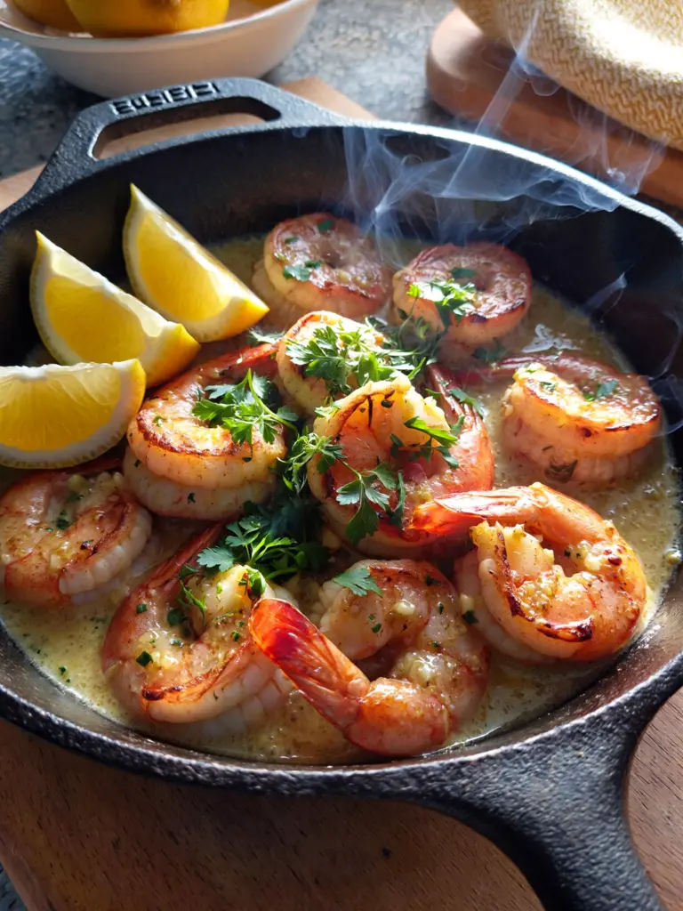 Simple Garlic Shrimp