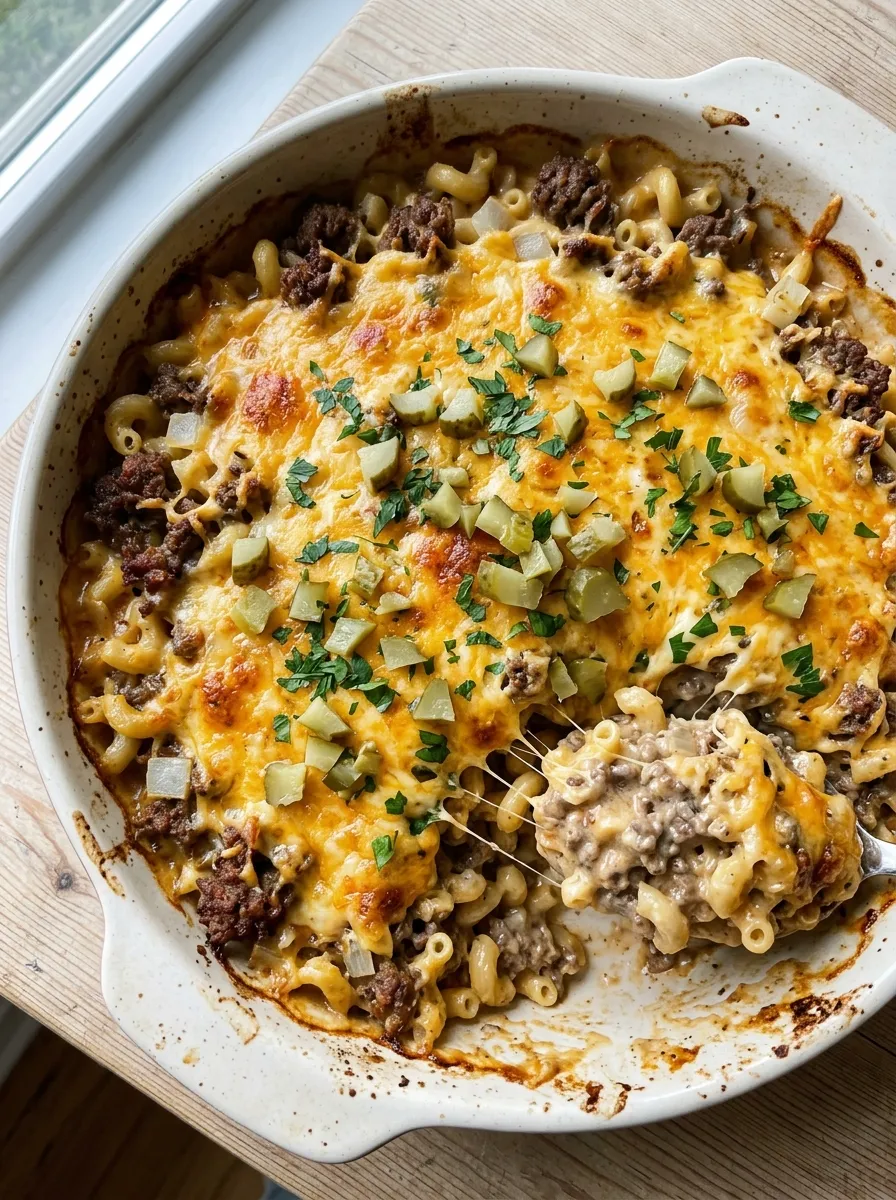Cheeseburger Casserole