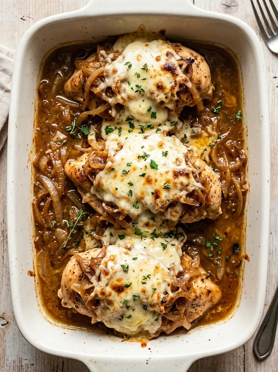 Crock Pot French Onion Chicke
