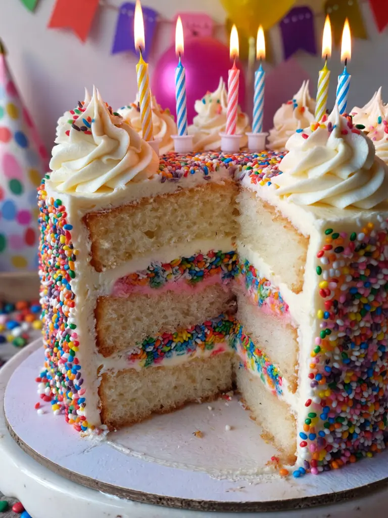 Sprinkle Birthday Cake