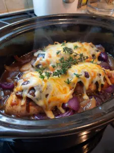 Crock Pot French Onion Chicken