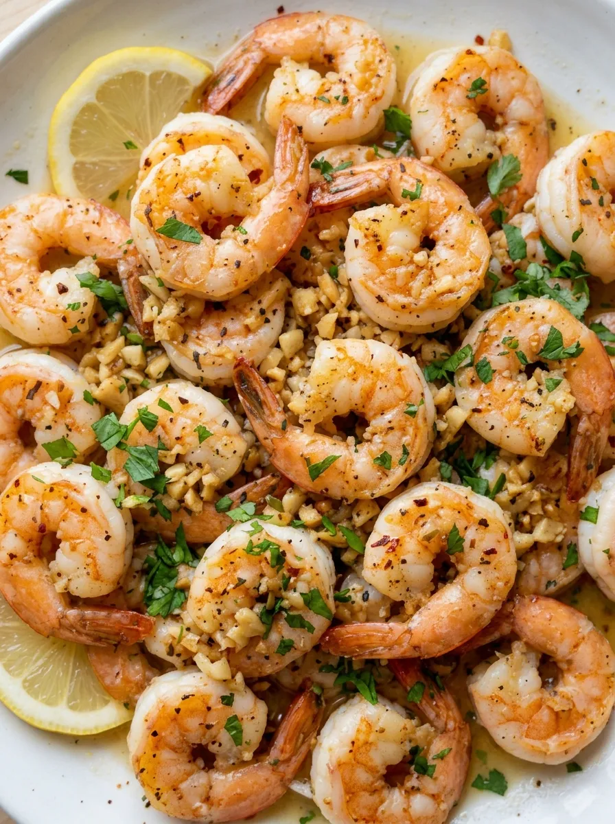 Simple Garlic Shrimp