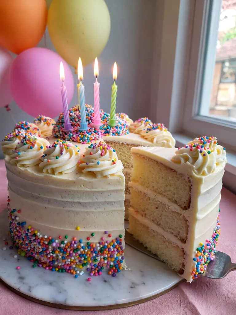 Vanilla Birthday Cake