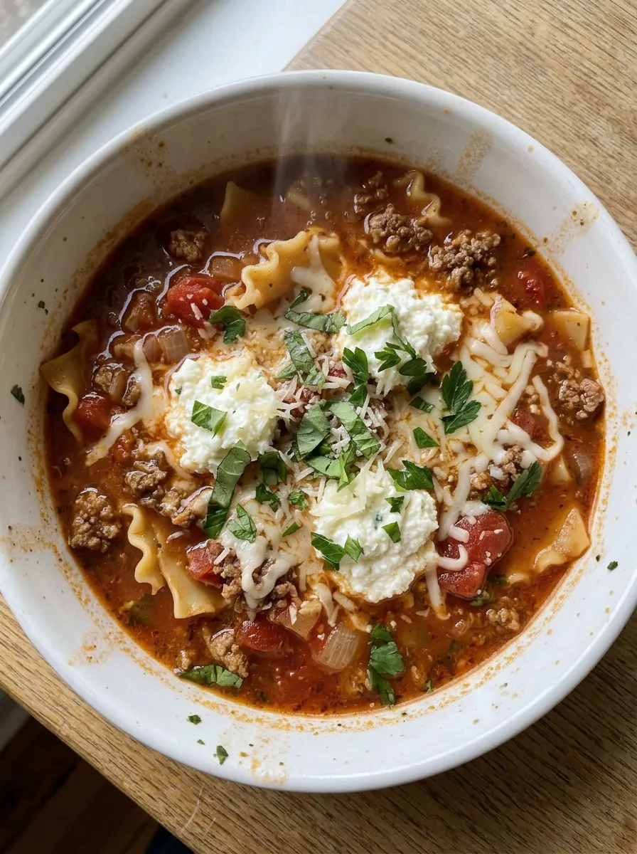 Lasagna Soup