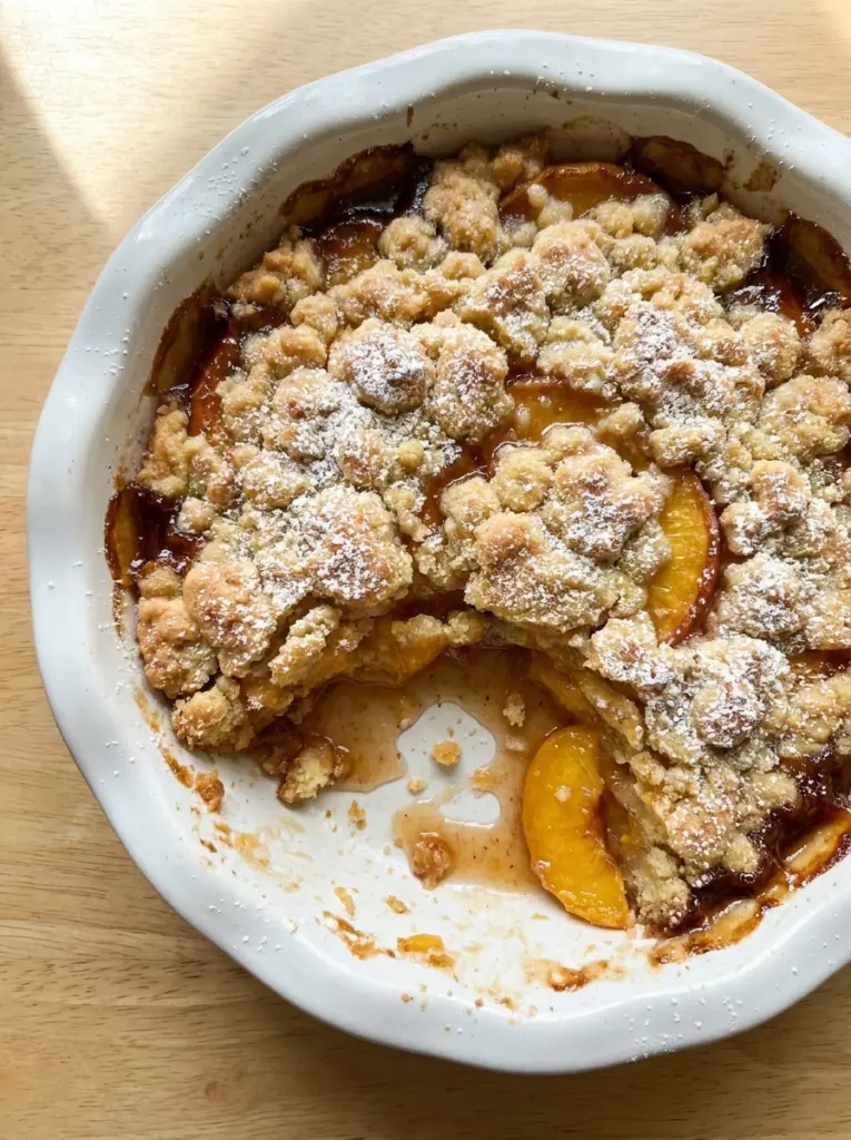 Peach Dump Cake