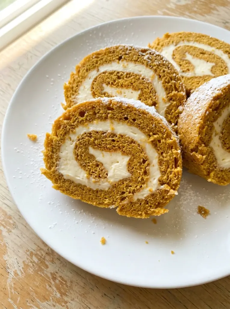 Pumpkin Roll Cake