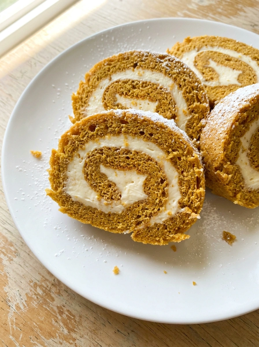 Pumpkin Roll Cake