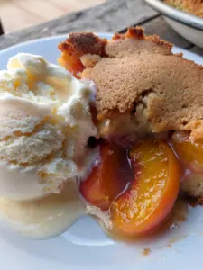 Peach Dump Cake
