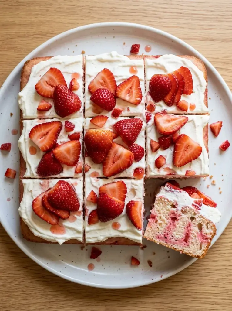 Strawberry Poke Cake