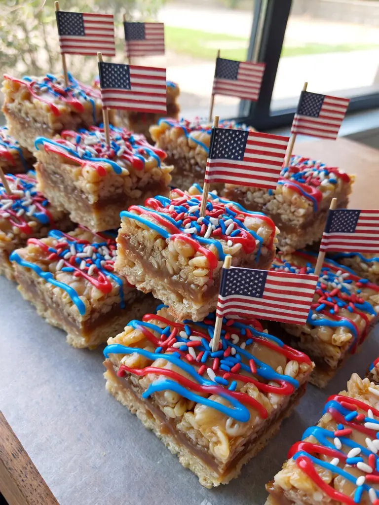 Patriotic Rice Krispie Treats