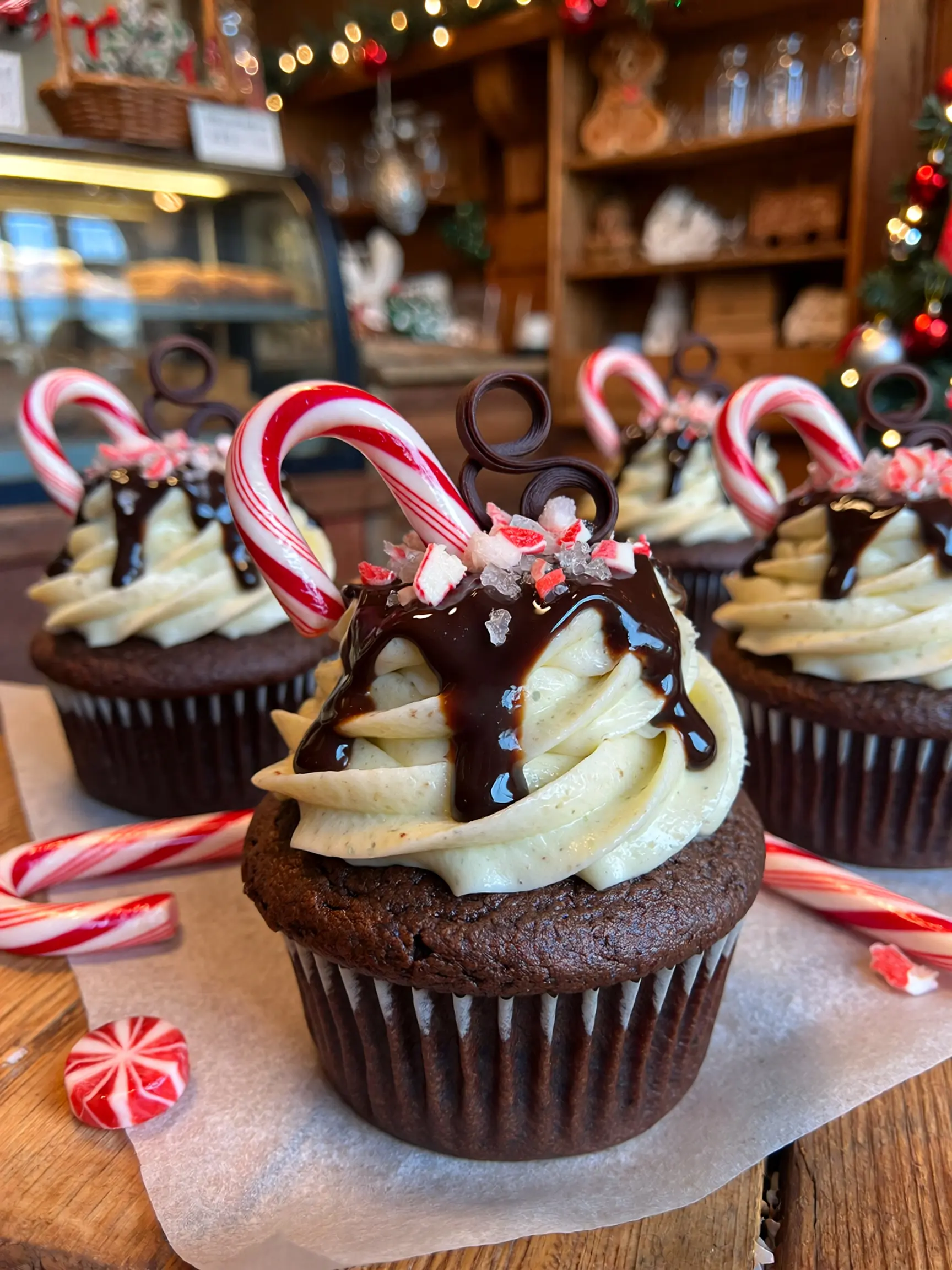 Chocolate Peppermint Cupcakes