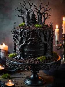 Haunted Forest Cake