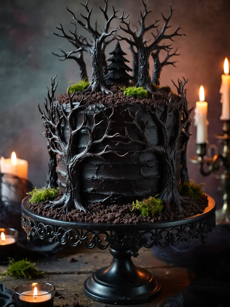 Haunted Forest Cake