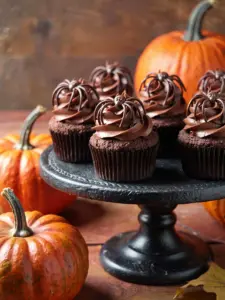 Keto Spider Cupcakes Dessert