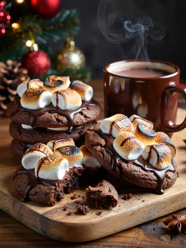 Hot Chocolate Cookies