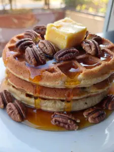 Maple Pecan Waffles