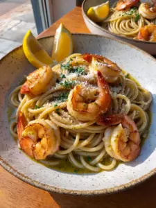 Garlic Butter Shrimp Pasta