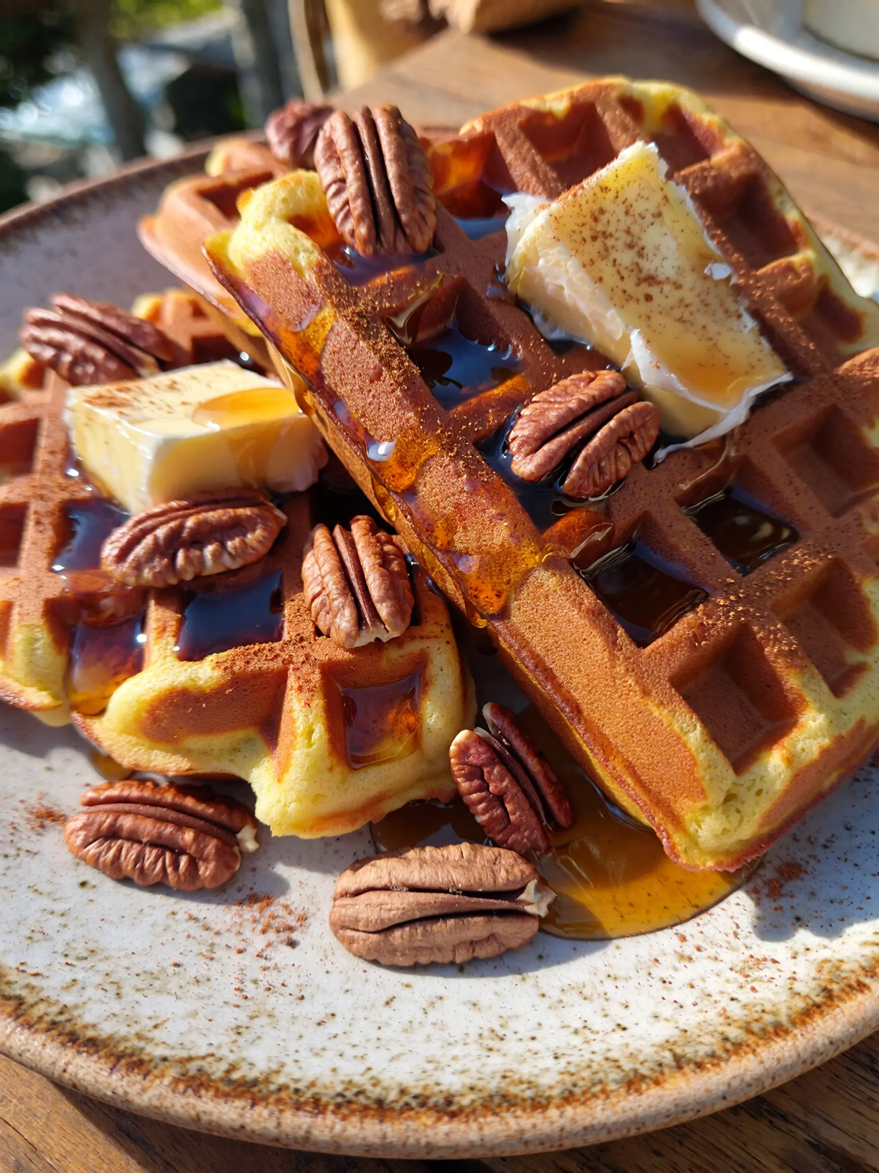 Pumpkin Waffles