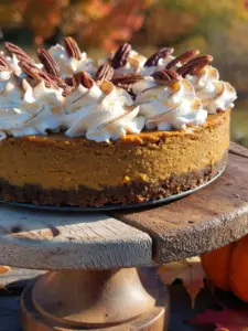 Low Carb Keto Pumpkin Cheesecake