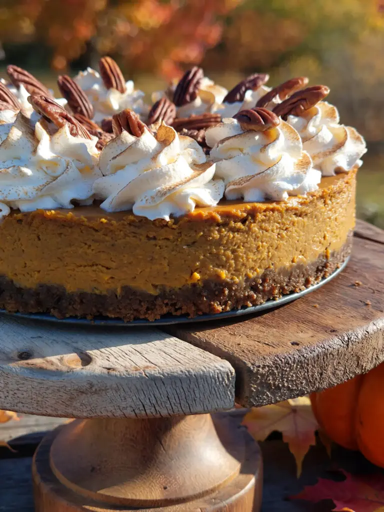 Low Carb Keto Pumpkin Cheesecake