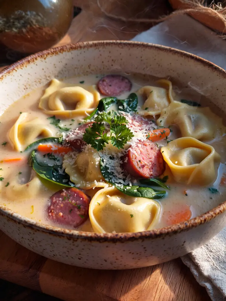Sausage Tortellini Soup