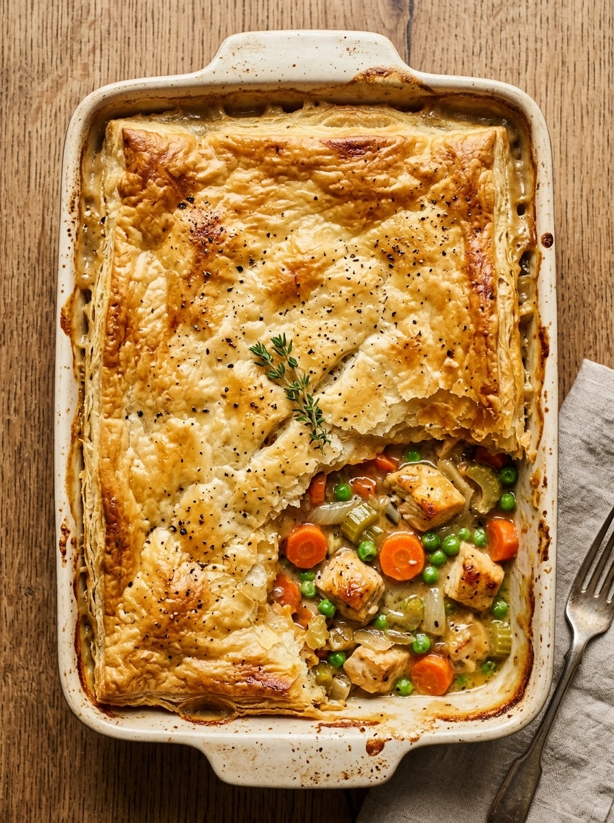 Chicken Pot Pie Casserole
