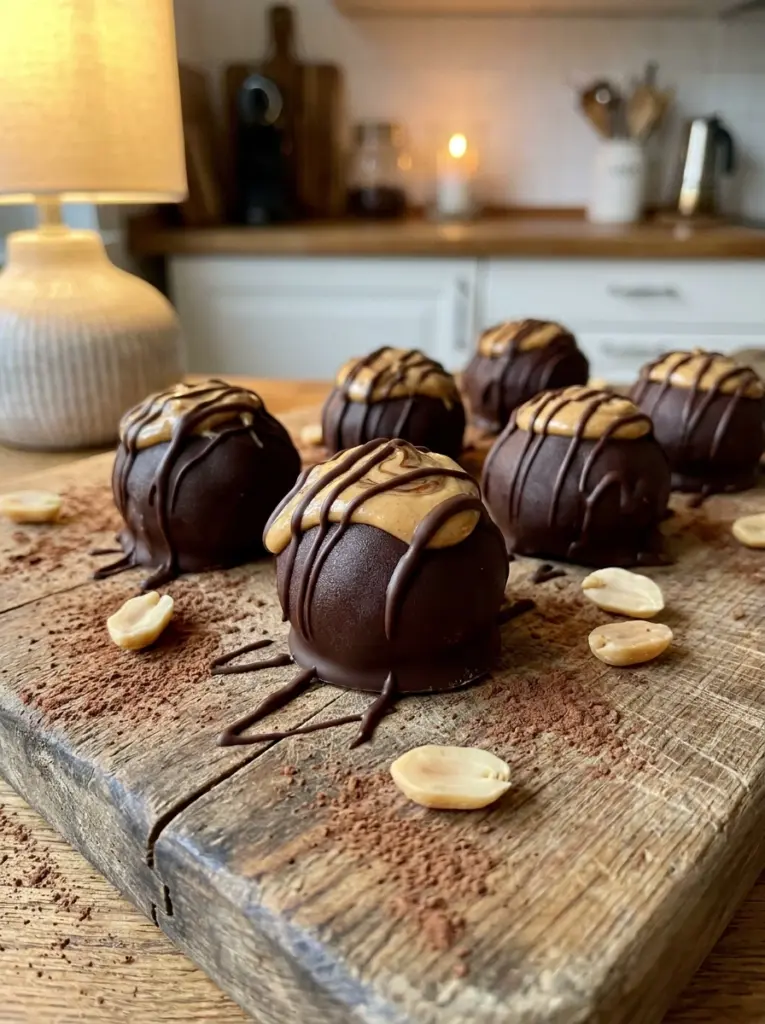 Easy Chocolate Peanut Butter Fat Bombs