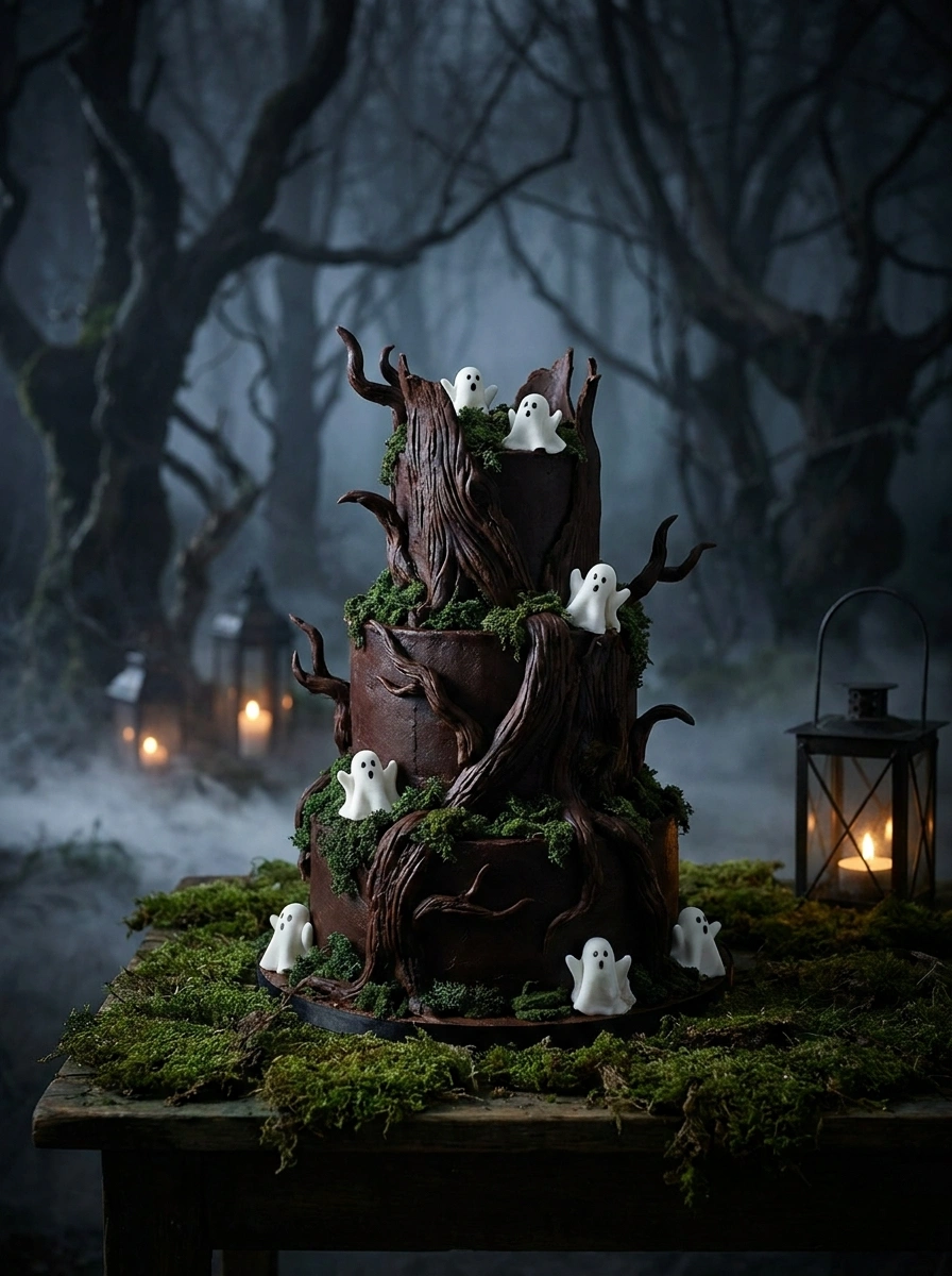 Haunted Forest Cake
