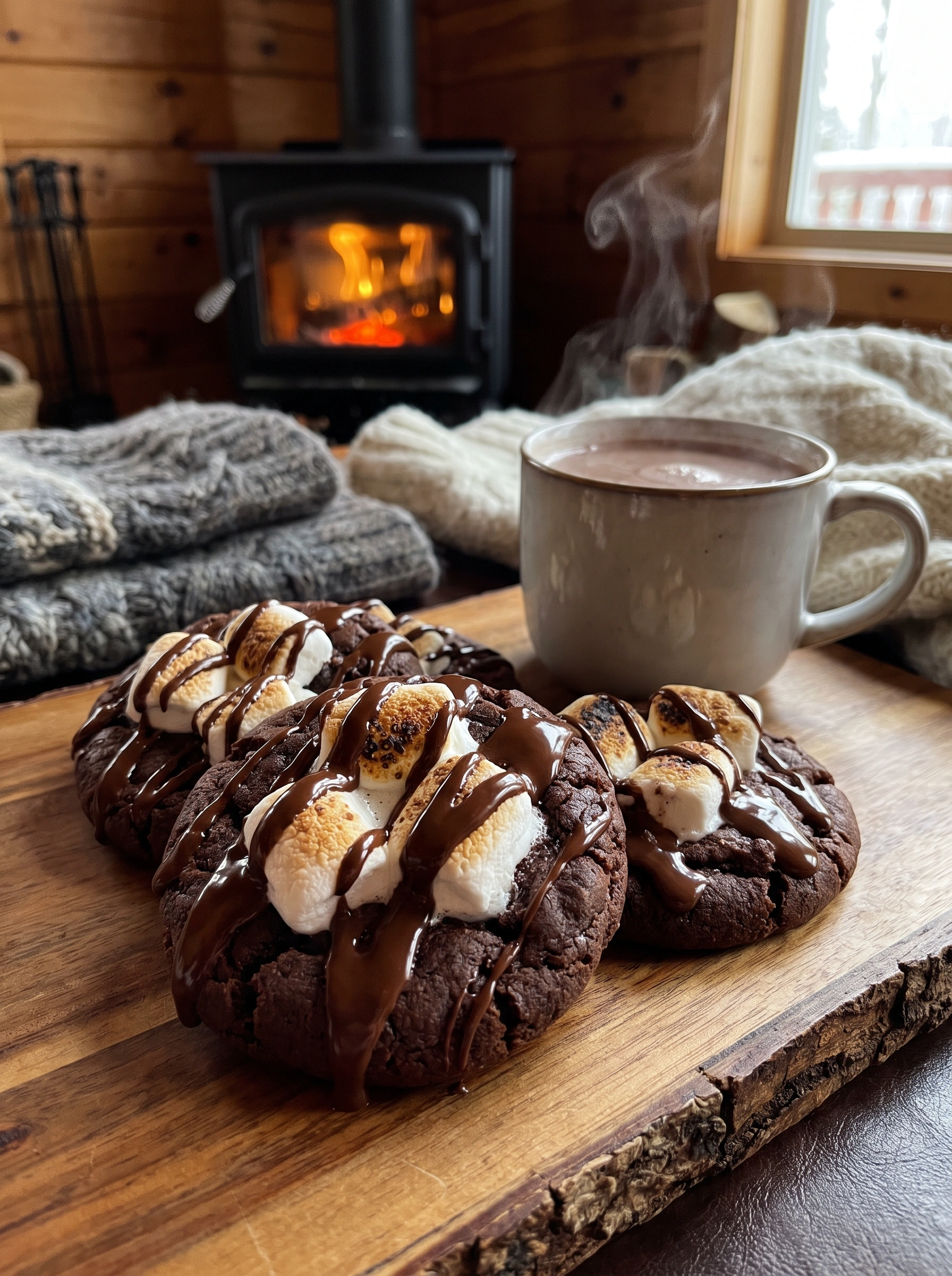 Hot Chocolate Cookies