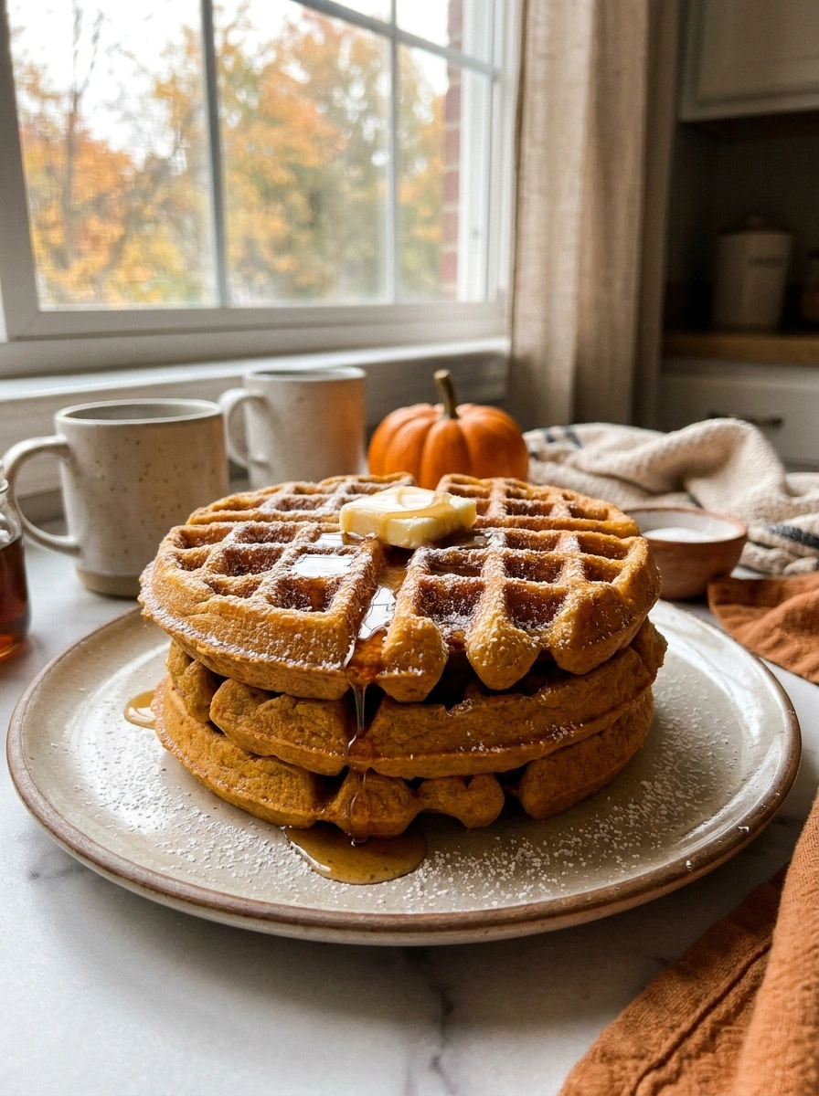 Pumpkin Waffles