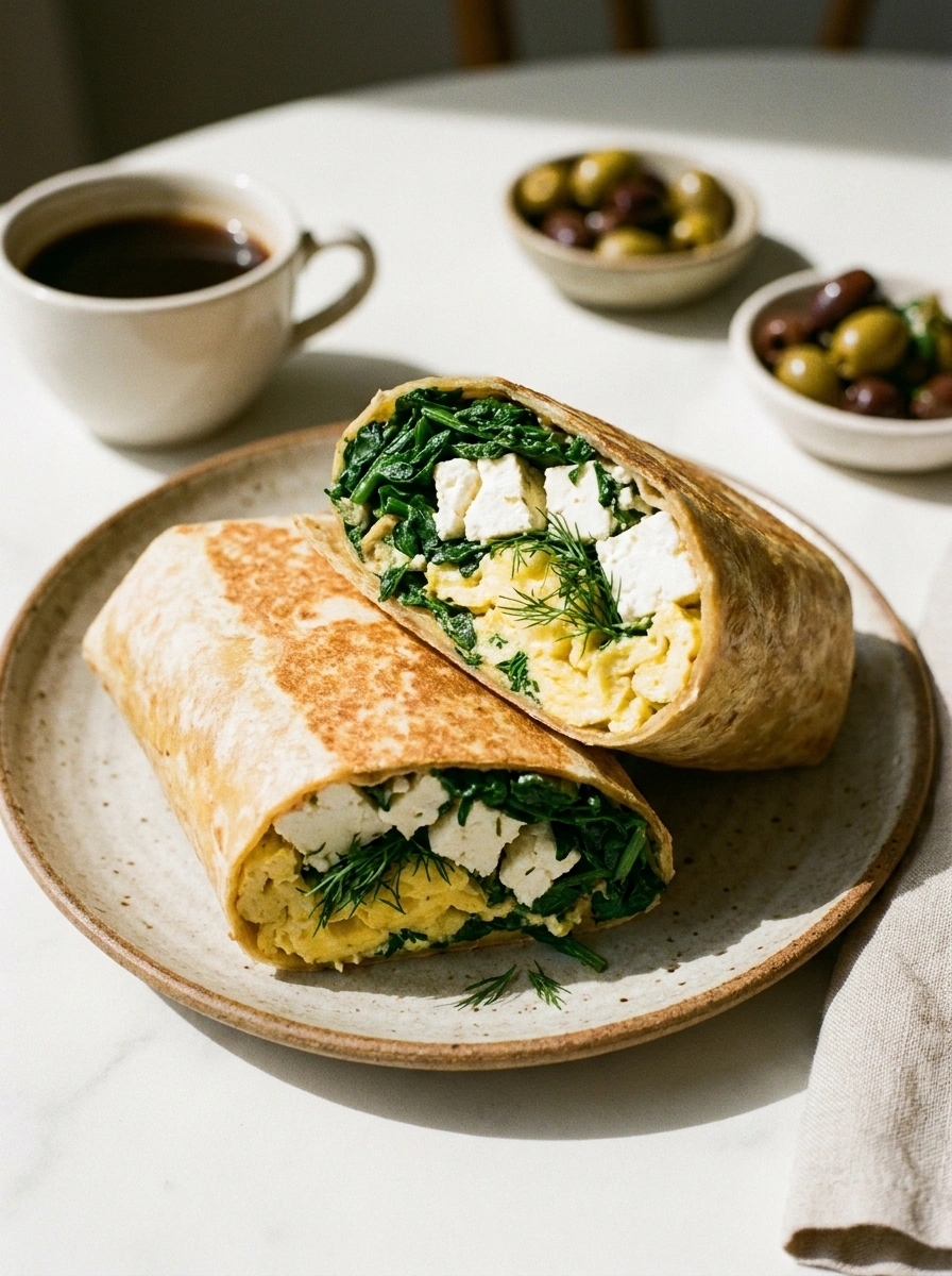 Spinach Feta Wrap