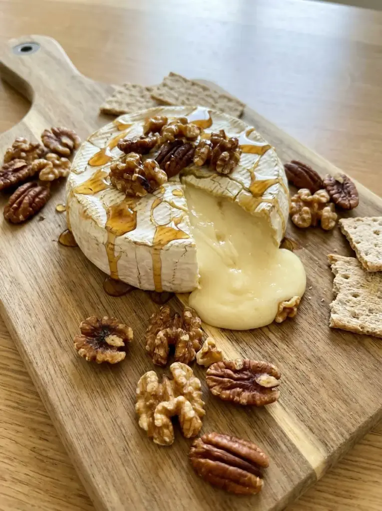 Baked Brie with Honey and Nuts