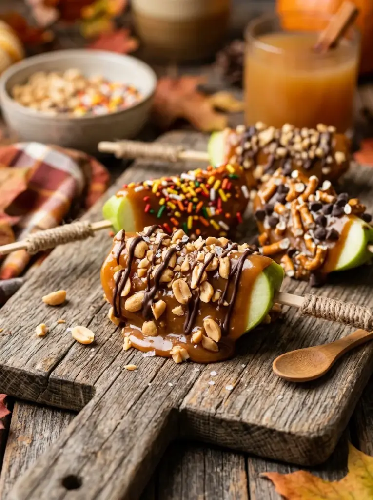 Caramel Apple Skewers