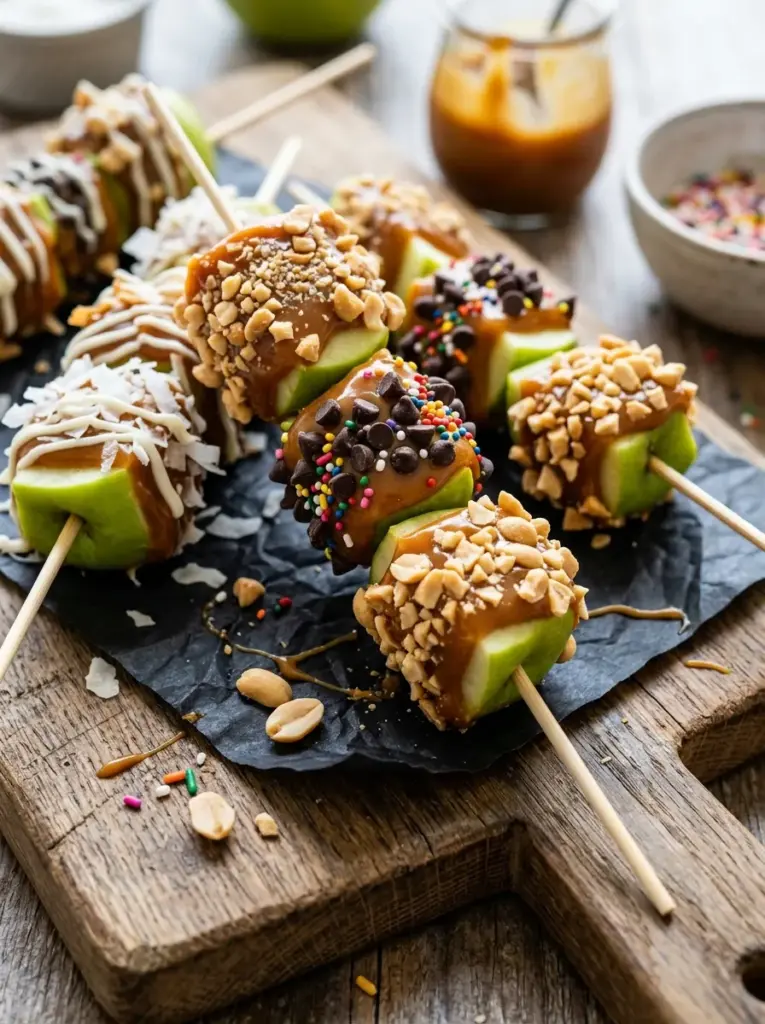 Caramel Apple Skewers