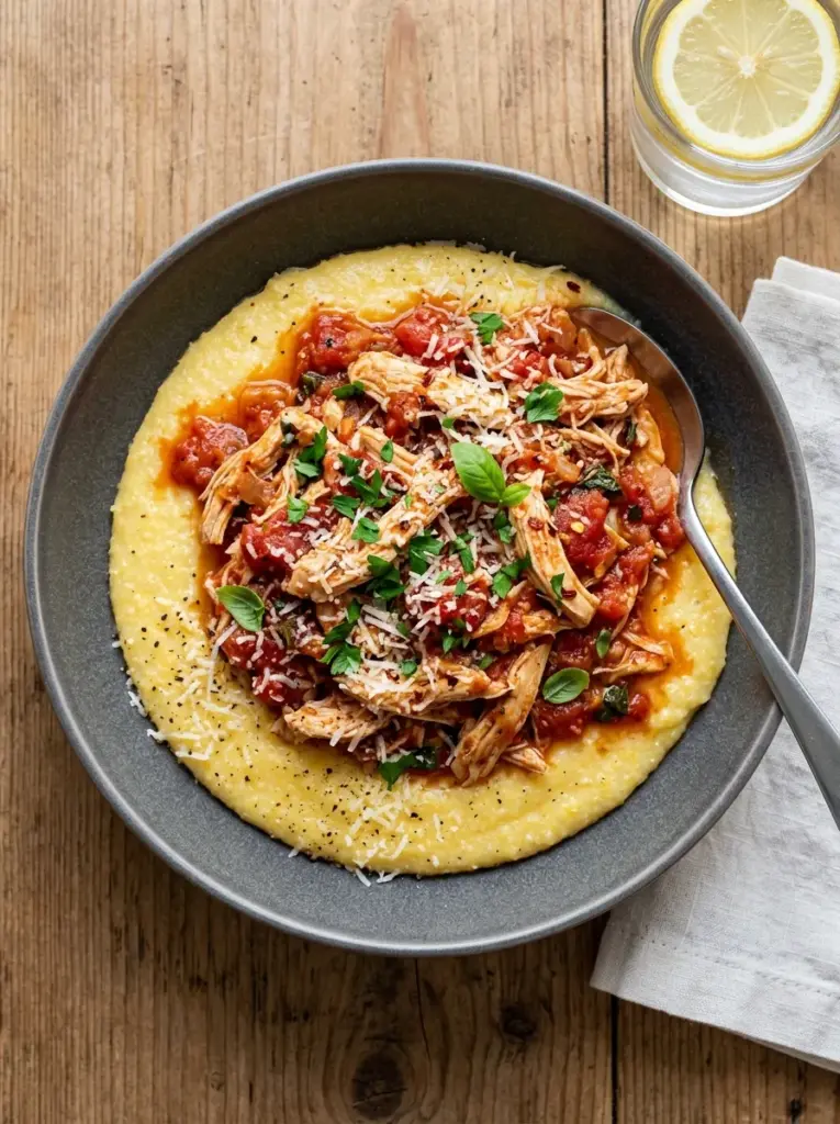 Instant Pot Chicken Marinara With Polenta